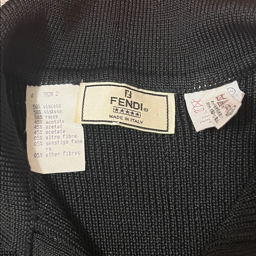 Fendi black sweater - Picture 3 of 16